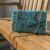 Blue Sunray Luxe Beaded Clutch