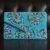 Blue Sunray Luxe Beaded Clutch