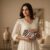 Untitled Blush Marble Beaded Clutch