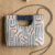Vintage Baseball Beaded Mini Clutch Bag