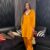 Untitled Mustard Luxe Satin Co-ord Set