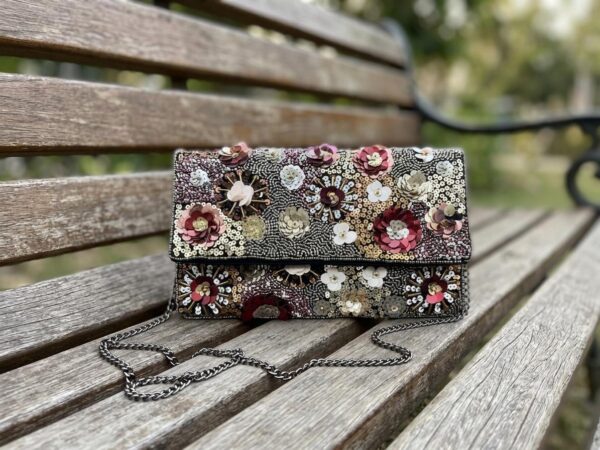 Blossom Royale Embellished Clutch
