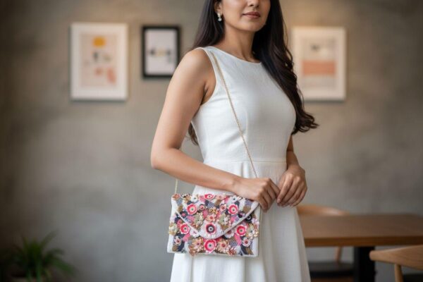 Blossom Royale Clutch Bag