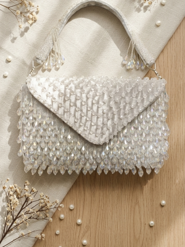 pomelli_photoshoot_image_9_16_0623 (23) Pearl Cascade Crystal Clutch