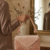Blush Crystal Cascade Clutch