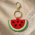 pomelli_photoshoot_image_9_16_0630 (17) Watermelon Slice Beaded Keychain