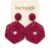 Berry Weave Statement Earrings
