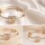 VHHG Anti-Tarnish Gold Adjustable Crystal Bracelet for Women