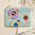Summer Pool Party Beaded Pouch