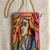 Pop Art Muse Beaded Sling Pouch