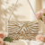 Golden Safari Double-Sided Beaded Shoulder Bag