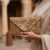Golden Radiance Beaded Clutch