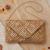 Golden Radiance Beaded Clutch