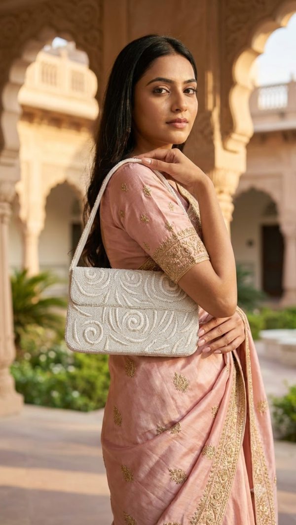b5f3g-DOESne3hUXhMD4Gy Ivory Swirl Double-Sided Beaded Handbag